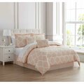 Kathy Ireland 6 Piece Comforter Sets - King - Blush 2992KGBL